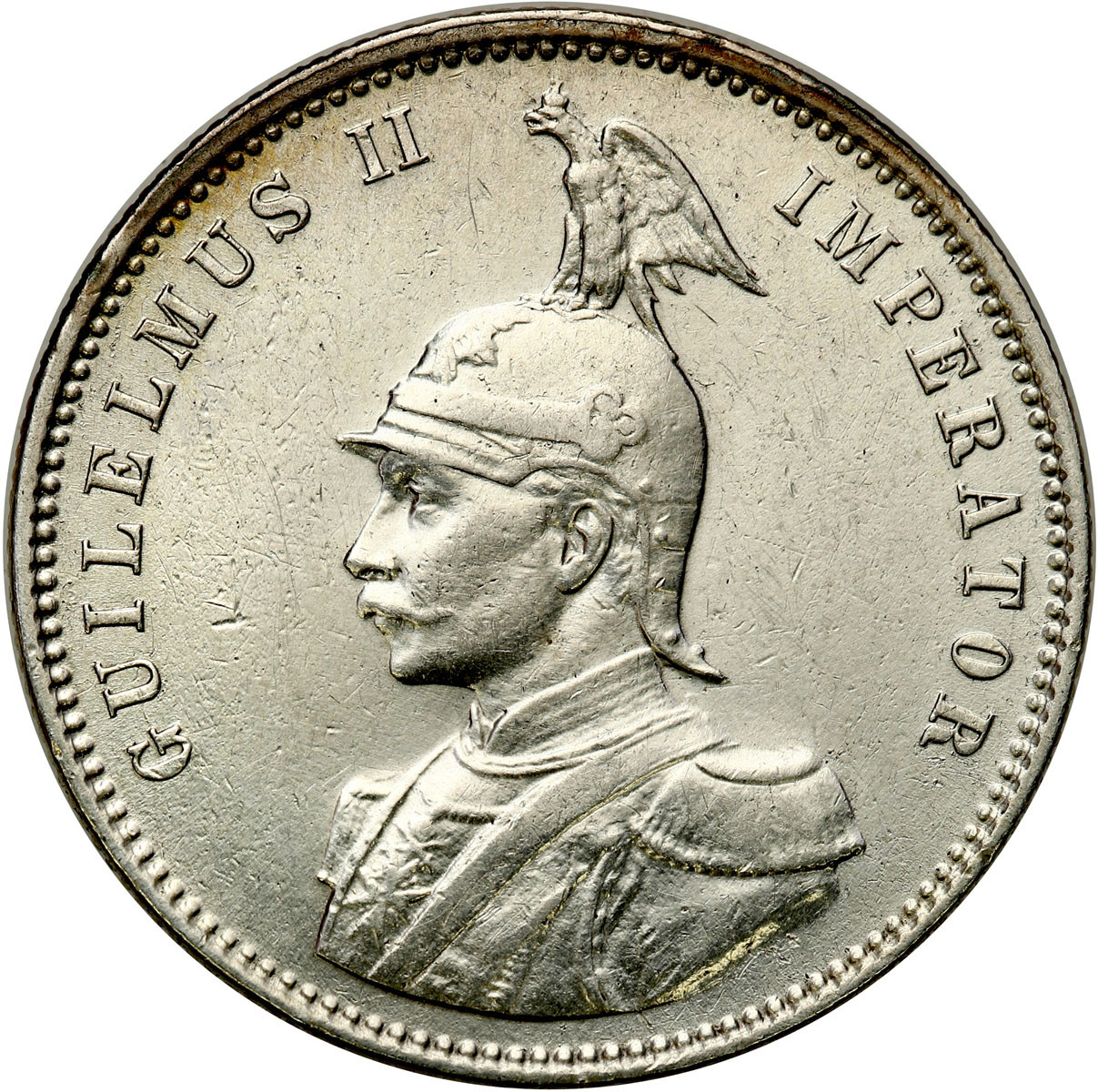 Niemcy, DOA, Afryka Wschodnia. Wilhelm II. 1 rupia 1914 J, Hamburg